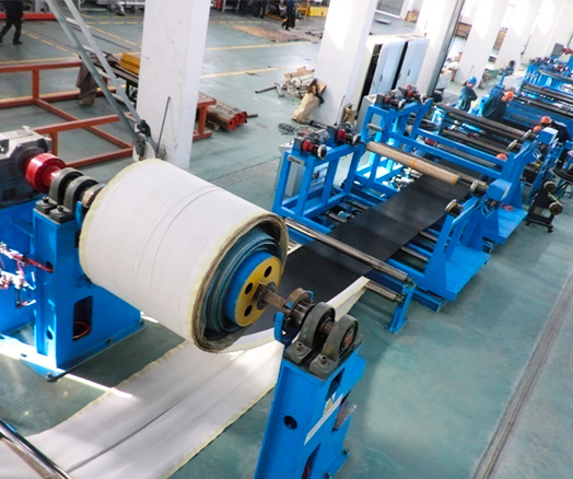 Conveyor belt constant tension forming production line